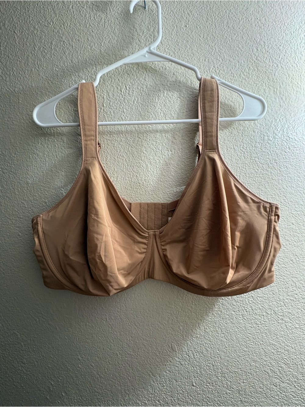Everyday Full-Coverage Nude Support Bra - Comfortable Lift